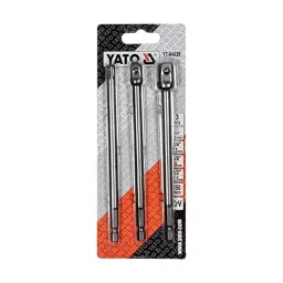 Yato 150 mm CrV Steel Socket Adaptor Set Gray, YT-04628 (Set of 3) image 3