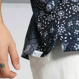 Puma Blue Regular Fit Polo T-Shirt image 5