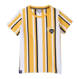Monte Carlo Kids Mustard Striped T-Shirt-picture-21