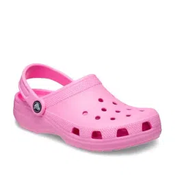 Crocs Kid's Classic Taffy Pink Back Strap Clogs-picture-38