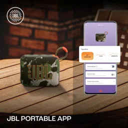 JBL Go 4, Wireless Ultra Portable Bluetooth Speaker with Pro Sound, Water & Dust Proof (Squad) image 5