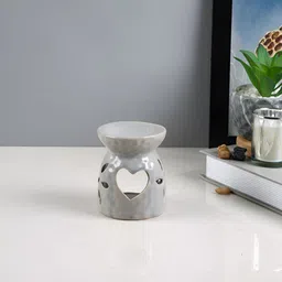 TAYHAA Grey Textured Ceramic Aroma OilDiffusers image 2