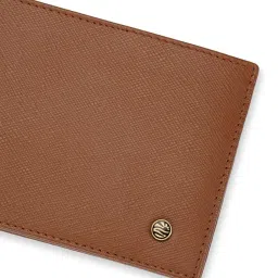 PERQUISITE Brown Casual Leather Bi-Fold Wallet for men image 5