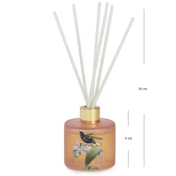 Pure Home and Living Pink Glass Jasmine & Garland Candle & Diffuser Set image 5