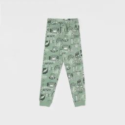 Fame Forever by Lifestyle Boys Light Olive Cotton Printed Joggers-picture-41