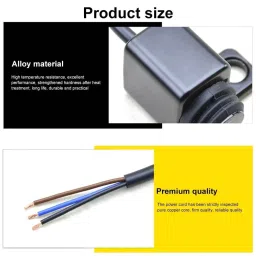 amiciauto Amici Auto 12 V Motorcycle Mirror-Mount Switch 16 Amps For Fog-Lamps, Headlight, etc image 3