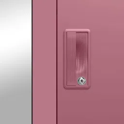 Godrej Interio Slimline Dusty Rose Metal 4 Shelves Almirah image 5