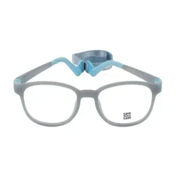 SeeSaw Grey Square Eye Framesfor Kids image 2
