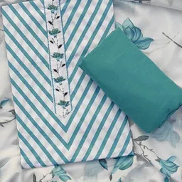 GC 80 BY GAURI COLLECTION Printed Pure Cotton Unstitched Dress Material image 2