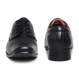Zoom Shoes Men's Black Derby Shoes image 5