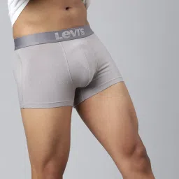 Levi'S Silver Cotton Skinny Fit Trunks image 5