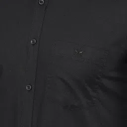 Crimsoune Club Black Cotton Slim Fit Shirt image 5