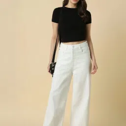 Allen Solly White Regular Fit Jeans image 5