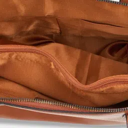 Forever Glam by Pantaloons Tan Tote Handbag image 4