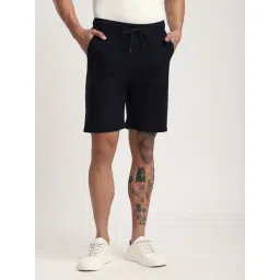 R&B Navy Regular Fit Shorts-picture-23