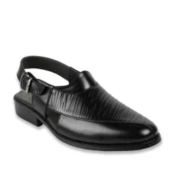 Mochi Black Back Strap Sandals image 2