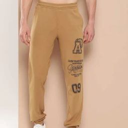 ALCIS DryTech Yellow Regular Fit Printed Sports Joggers-picture-29