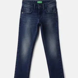 United Colors of Benetton Boys Blue Washed Jeans-picture-40
