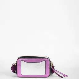 HAUTE SAUCE by Campus Sutra Colourblocked Leather Oversized Structured Handheld Bag with Tasselled image 5