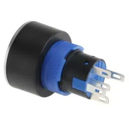 RS PRO Illuminated Push Button Switch Momentary 22.2 mm SPDT Green LED 250 V AC, 1758256 image 5