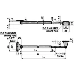 TAKIGEN Stainless Steel Spring Stay, B-1222-3 image 2