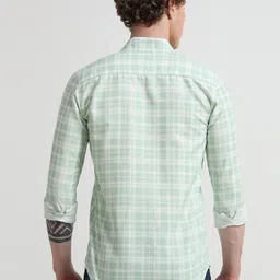 Rocket Science Men Comfort Slim Fit Checked Casual Shirt image 4