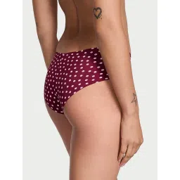 victoria's secret intimates Victoria's Secret No-Show Cheeky Panty Maroon image 2