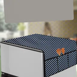 The Furnishing Tree Navy Blue PVC Air Conditioner Cover-picture-38