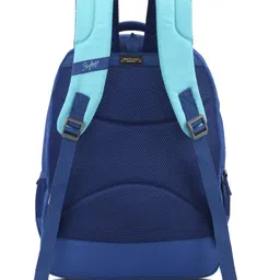 Skybags Qube 01 School Backpack Blue - Height 17 Inches image 2
