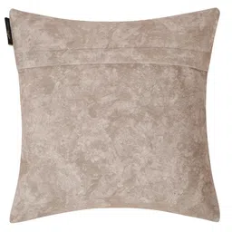 Hosta Homes Self Embossed Side Printed Velvet Cushion Covers Pack of 2 Cream Gold image 2