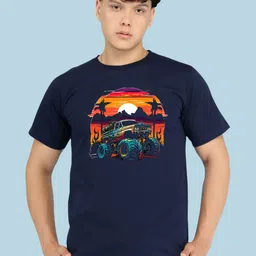 BRAWNY BATTLER Men Round Neck T-shirt image 1