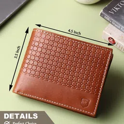 SAMTROH Men Leather RFID Protected Two Fold Wallet image 4