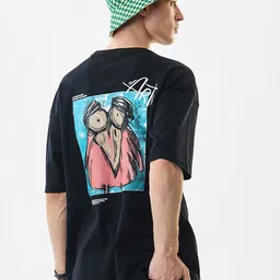 Snitch Men Dri-Fit Graphic Printed Round Neck Cotton Oversized T-shirt-picture-18