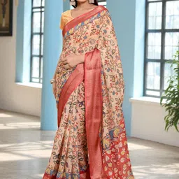 GULKEE FAB Ethnic Motifs Zari Saree image 4