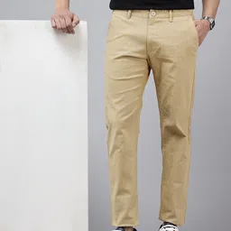 Van Heusen Sport Men Micro Or Ditsy Printed Slim Fit Trousers-picture-37