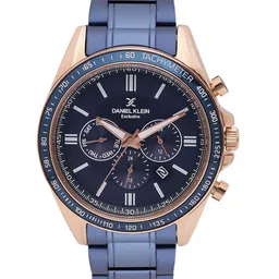 Daniel Klein Men Navy Blue Analogue Watch DK11343-image-12