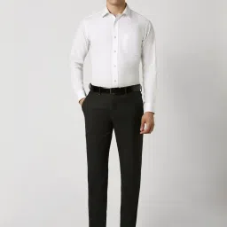 Van Heusen Grey Slim Fit Trousers image 5