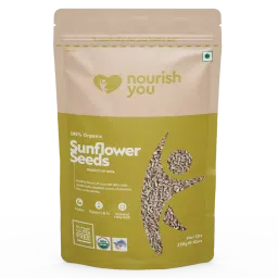 Nourish You Organic Raw Sunflower Seeds - Rich in Protein , Healthy Snacks , Gluten free -250g-image-23