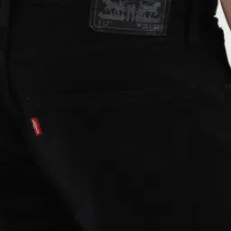 Levi's 512 Black Slim Fit Jeans image 5