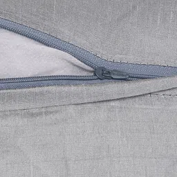 Alina decor Grey Set of 2 Embellished Square Cushion Covers image 4