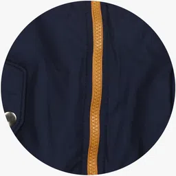 blue giraffe Navy Blue Winter Jacket image 4