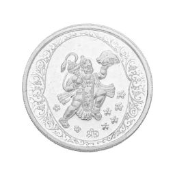 Sri Jagdamba Pearls Hanumanji 999 Silver 10gm Silver Coin-picture-29