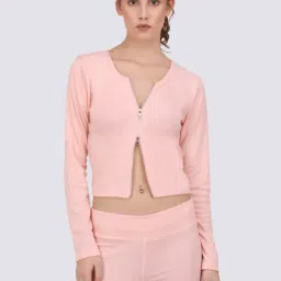 EVERDION Peach Cotton Sports Top-picture-11