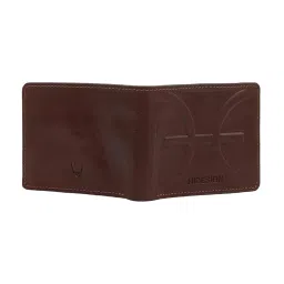 Hidesign Tan TIMBUKTOO W2 Textured Medium Leather Bi Fold Wallet image 5