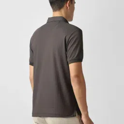Van Heusen Brown Regular Fit Polo T-Shirt image 2