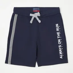 Crimsoune Club Boys Navy Printed Shorts-image-31