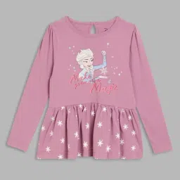 Blue Giraffe Kids Lilac Cotton Printed Full Sleeves Top-picture-23