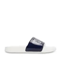 United Colors of Benetton Women's PATENT Navy Slides-picture-13