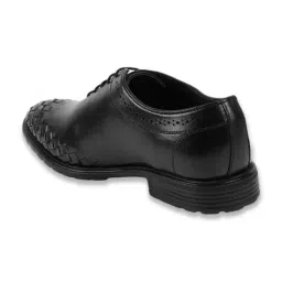Mochi Men's Black Oxford Shoes image 5