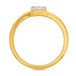 Kisna Diamond & Gold Jewellery Soren 18k (750) Diamond & Gold Ring For Women image 5